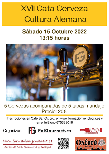 Cata Cerveza Cultura Alemana en Palencia